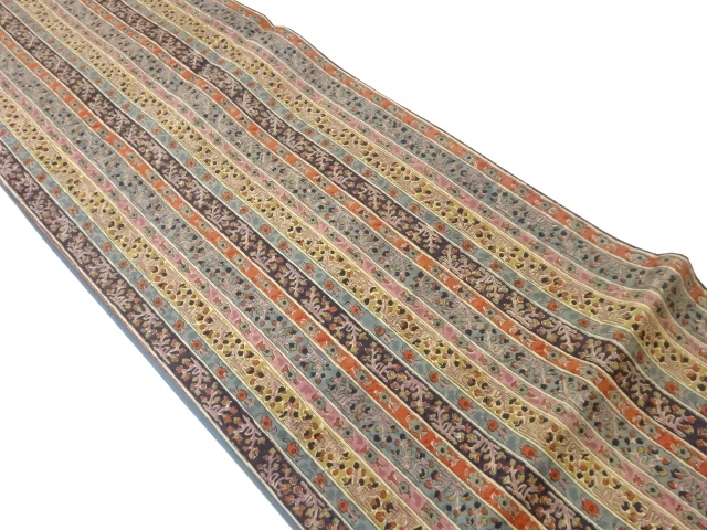 JAPANESE FUKURO OBI / ABSTRACT FLOWER / ARTIST WORK